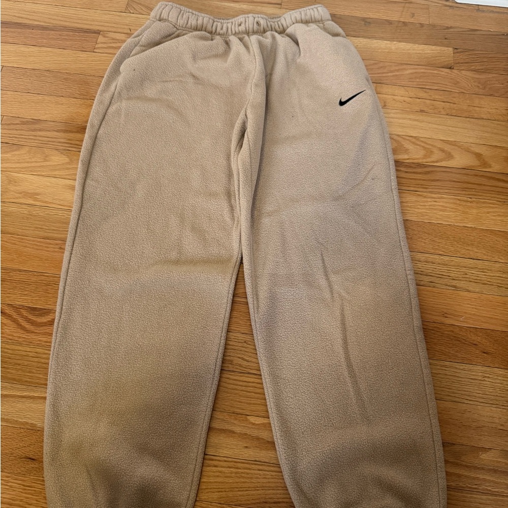 Tan Nike Joggers - Size Small